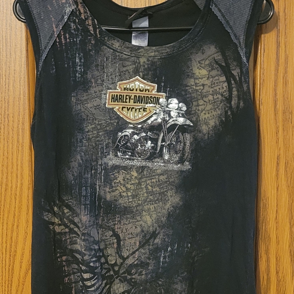 Harley-Davidson Black Vintage Tank Top